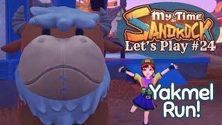 Riding a Yakmel for the First Time! | Let's Play My Time at Sandrock 24