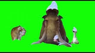 Ice Age - Diego "Who's up for round 2?!" Green Screen