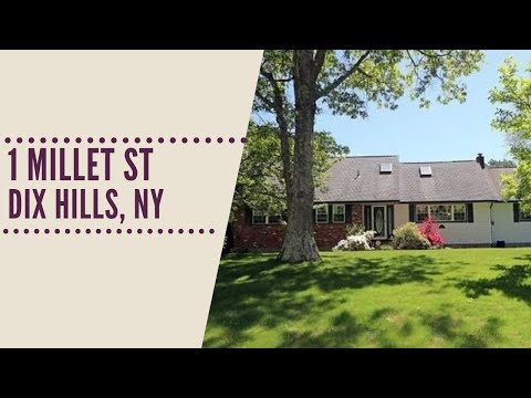 1 MILLET ST, Dix Hills, NY home video tour