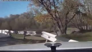 Car Goes Into River Very Calm Guys