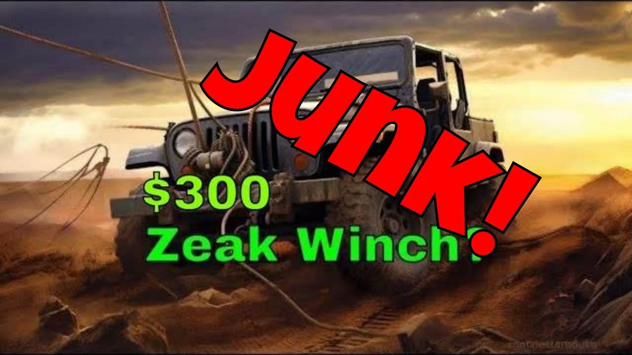 Zeak Winch on the Jeep Wrangler upgrade went sideways.
