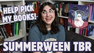 summerween reading plans ☀️👻 help me pick my summerween tbr