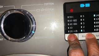 Samsung washing machine stuck on a program.