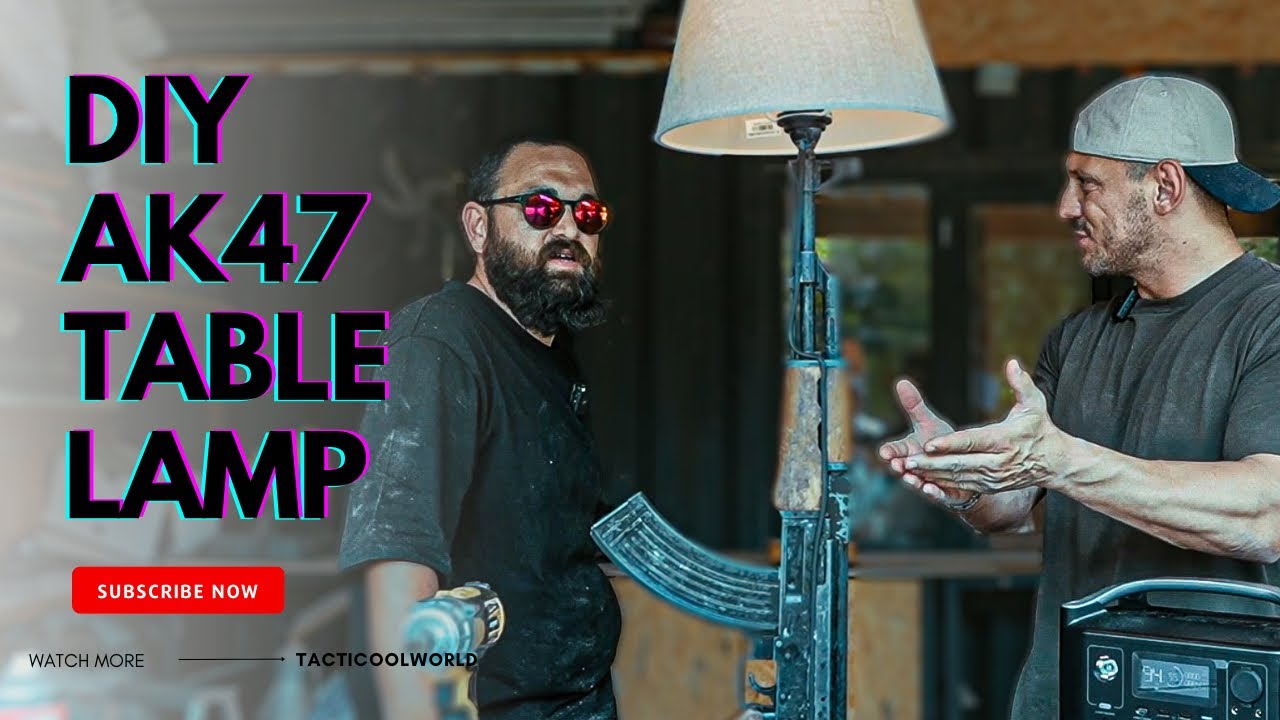 DIY AK 47 Masa Lambası | @ErtanBalaban