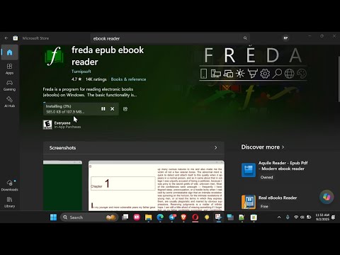 Freda EPUB eBook Reader | Free Windows App by Turnipsoft