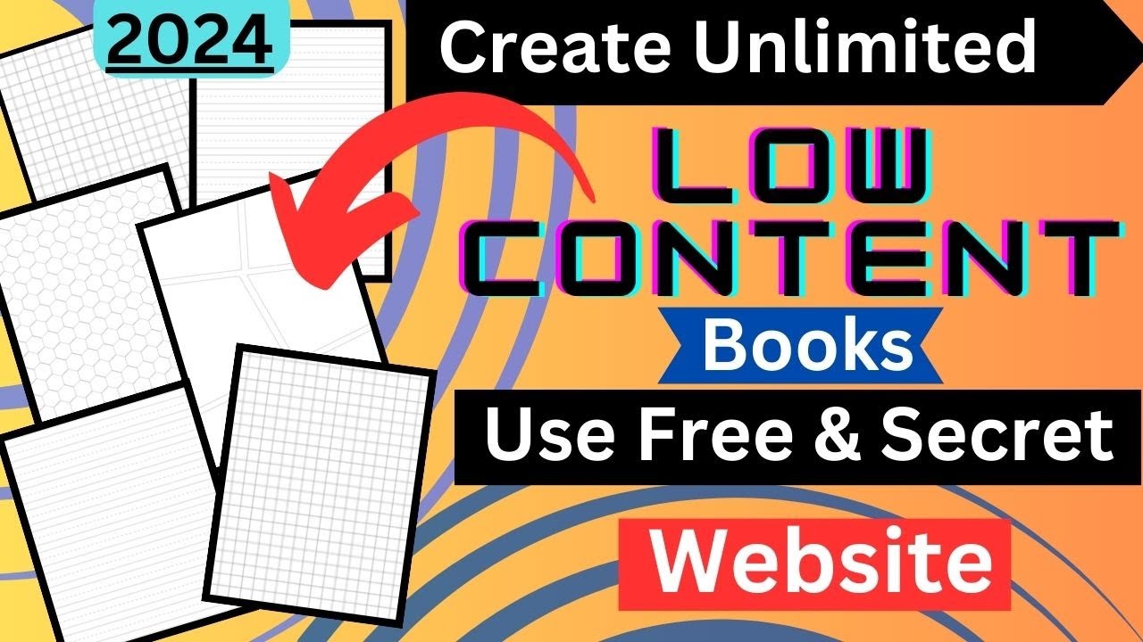How to Create Unlimited Low Content Books On Amazon KDP in 2024 | Use ...