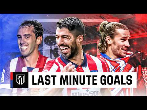 ¡Los GOLES del ATLÉTICO DE MADRID en LALIGA en los MINUTOS FINALES!