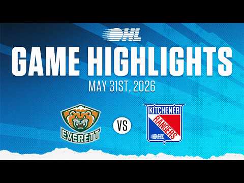 Memorial Cup: Kitchener Rangers vs Everett Silvertips