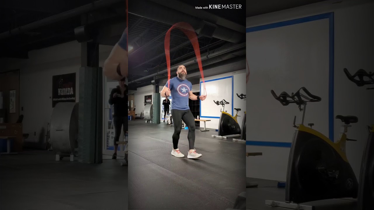 Jump rope session today YouTube