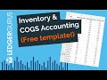 Inventory and cogs accounting  free template included