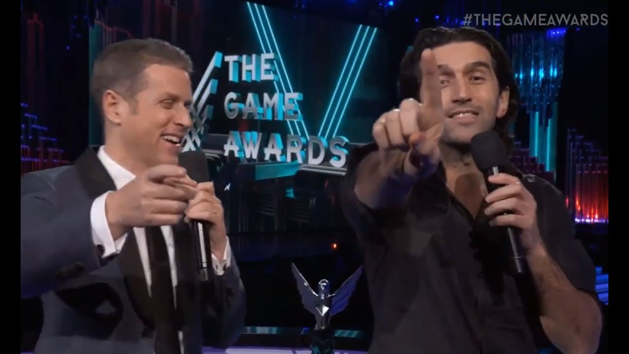 A Way Out's Josef Fares Presenting It Takes Two Gameplay at The Game Awards