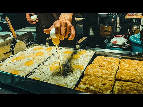 楊家日式大阪燒-饒河夜市/台灣美食Yang's Japanese Okonomiyaki-Raohe Night Market/Taiwanese Cuisine