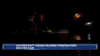Beaver Dam Lake resident captures cellphone video after hovercraft crash