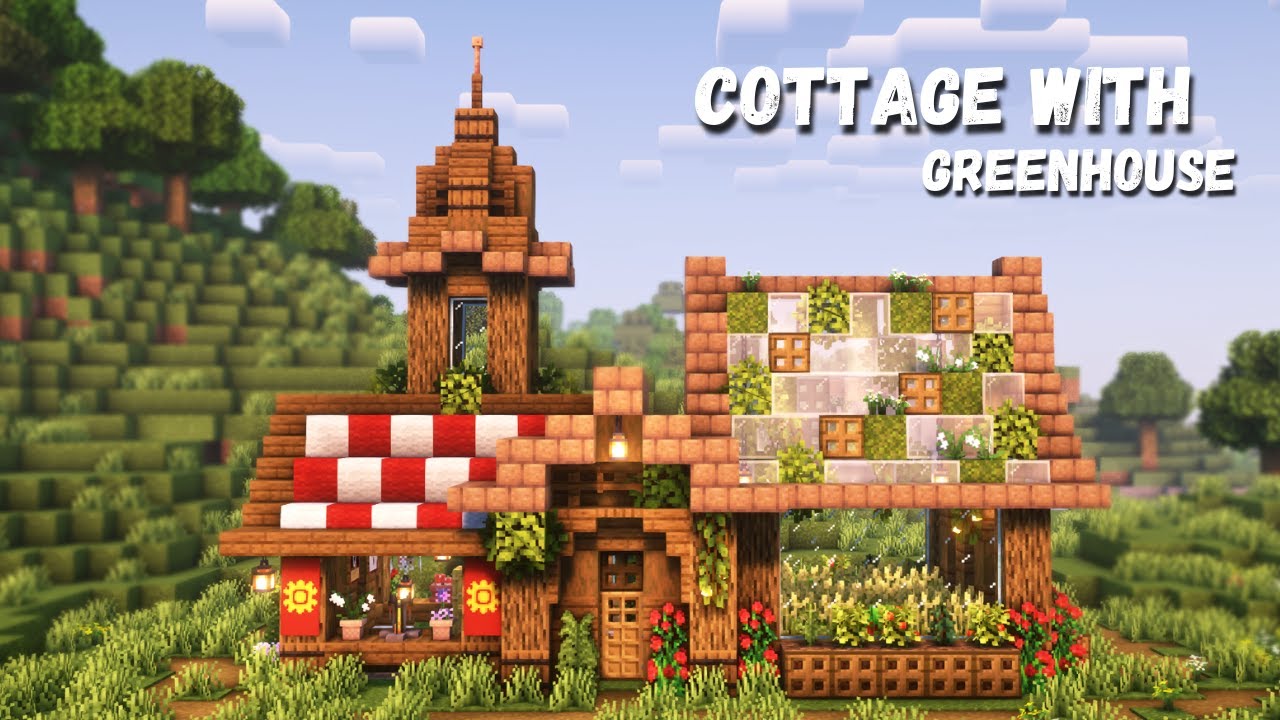 Minecraft Little, cute GreenHouse made by KoalaBuilds  Minecraft  architecture, Cute minecraft houses, Minecraft plans