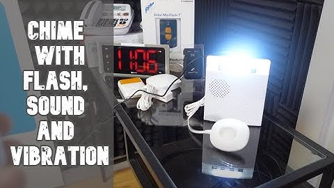 Echo® Chime300 Doorbell for Hard of Hearing - Sound, Flash and Vibration Mode