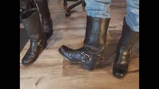 2 Styles of Frye Harness Boots