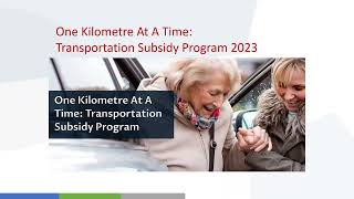 TONS Lunch & Learn: Leukemia & Lymphoma Society of Canada, Transportation Subsidy Presentation