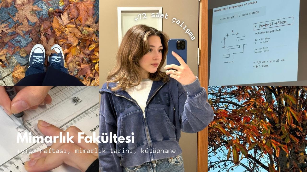 72 saat vlog📝| vize haftası, mimarlık tarihi sınavı, kütüphanede saatler, sunumlar