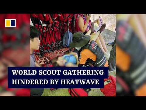 Hundreds suffer heat exhaustion at World Scout Jamboree in South Korea