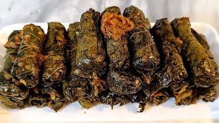 Dolmas Recipe | How To Make Stuffed Grape Leaves!