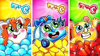 Inside The Magic Cube Challenge⭐Escape With Friends🚑 Nursery Rhymes & Kids Songs By Kiddy Cars