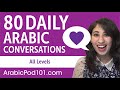 2 hours 20 minutes of daily arabic conversations  arabic practice for all learners