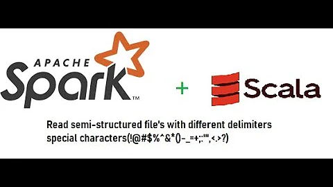 Read text file with Special Character separated values using Spark with Scala           #sparkscala