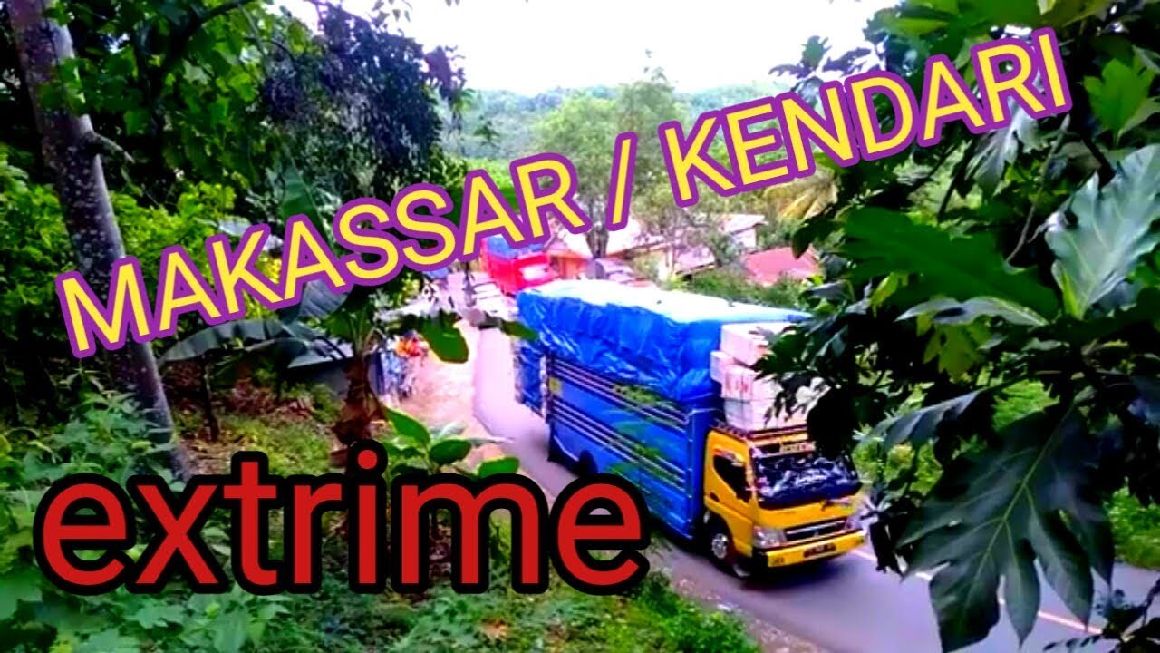 Jalur Extrime Trans MAKASSAR  KENDARI  truck Oleng YouTube