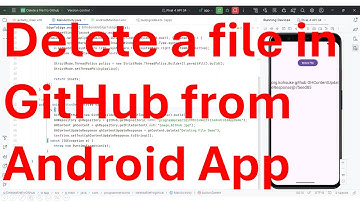 How to delete a file from GitHub Repository programmatically from your Android App - Java code?