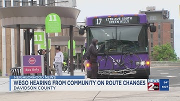 WeGo soliciting community feedback on possible route changes