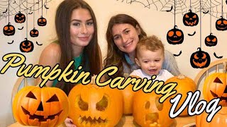 Halloween PUMPKIN CARVING challenge