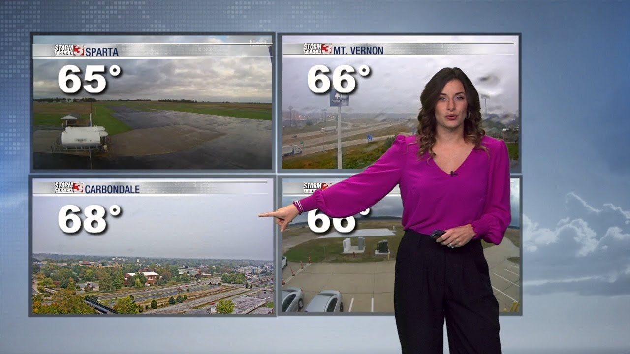 Tracking showers and cool down heading into the weekend - YouTube
