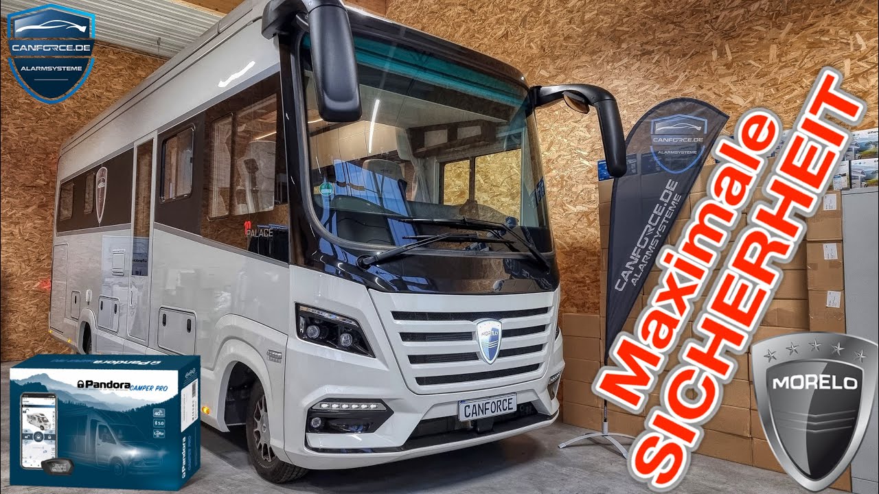 Alarmanlage im Morelo Palace Wohnmobil - 10 Jahre Sondermodell | Pandora Camper Pro | Iveco Daily