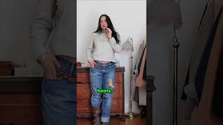 Styling Slouchy Boots & Baggy Jeans