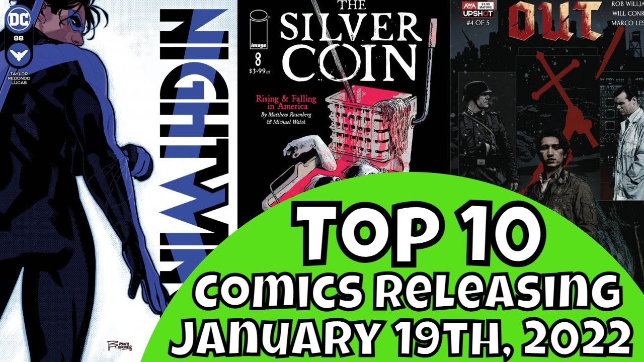 New Comic Book Day Top 10 Preview - January 19th, 2022