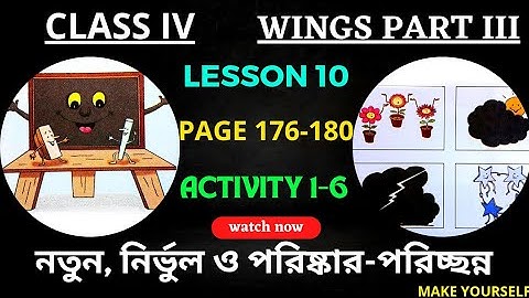 Class 4 Wings | Wings Class 4 | Class 4 Wings Part 3, Lesson 10 | Class 4 English | @Make Yourself