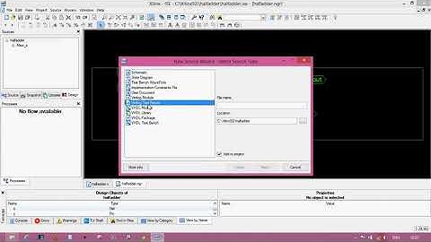 Half Adder Design in Verilog Using Xilinx ISE Simulator