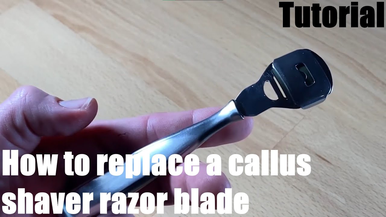 Zizzon Foot Care Pedicure Callus Shaver Hard Skin Remover Wood Handle 10 Blades