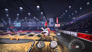 MX vs ATV Supercross Encore - Tutorial 3 Airborne Stunts screenshot 5