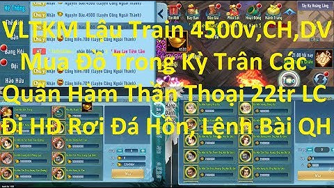 VLTK Mobile Lậu Free Train Quái Rớt 4500v, Cống Hiến, Danh Vọng Để Mua Đồ Trong Kỳ Trân Các | Sin RG