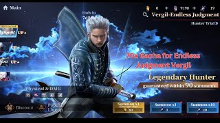 Devil May Cry Peak Of Combat | 70x Gacha For Limited SSS Vergil Endless Judgment Banner screenshot 3