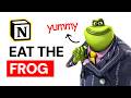 Eat the Frog 🐸 a Productivity Notion template