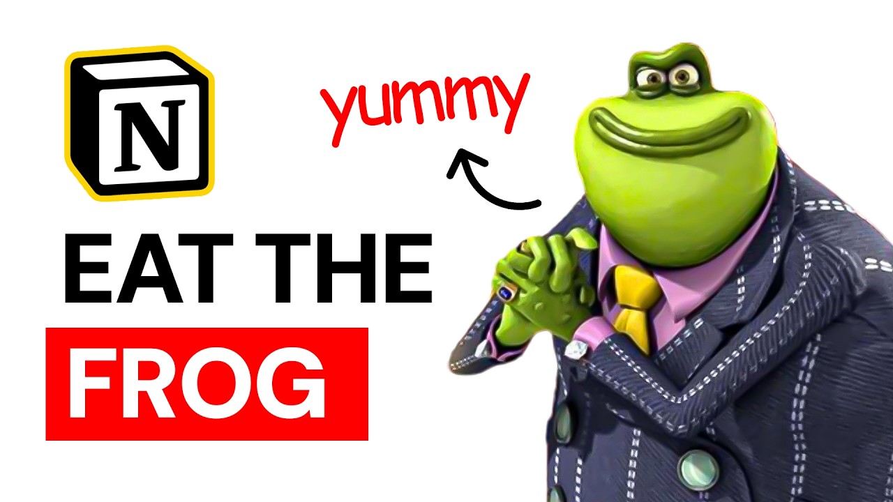 Eat the Frog 🐸 a Productivity Notion template YouTube