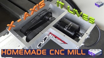 CNC Mill Conversion Part 9 – Machining the X-Axis, Assembling and Testing