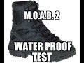 Merrell MOAB 2 8" Tactical Boot Water Proofing Test