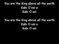 You Are The King Above All The Earth You Are The King Above All The Earth