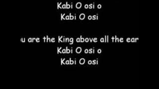 You are the King above all the earth