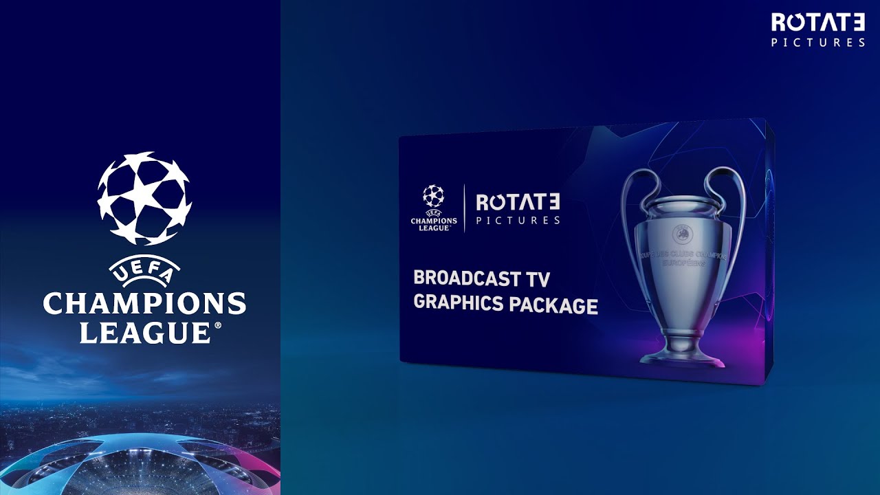 UEFA Champions League Broadcast TV Graphics Season 2021-22 Update