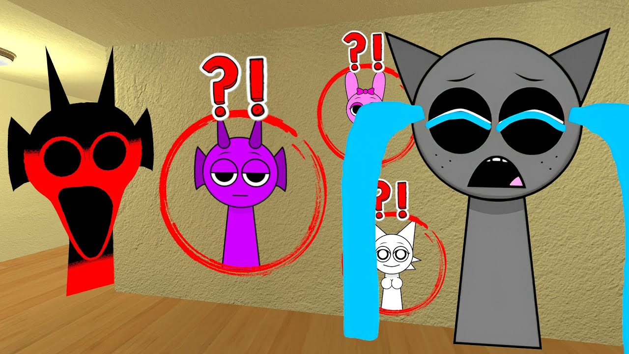 Sad Sprunki Gray Wants me to Find Everyone Sprunki But Angry Durple... | Garry's Mod