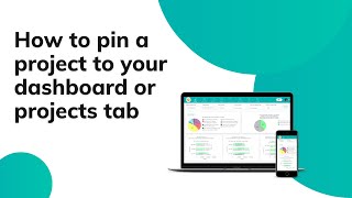 How to pin a project to your dashboard or projects tab